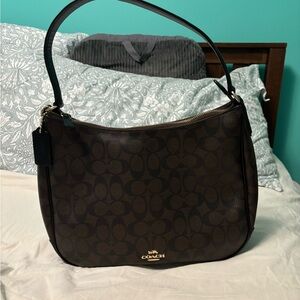 Coach zip shoulder bag